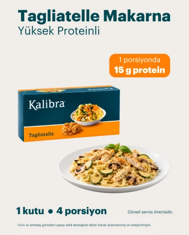 Ketojenik Diyete Uygun Tagliatelli Makarna | SDM Kalibra