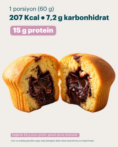 Kakao ve Fındık Dolgulu Muffin | SDM Kalibra