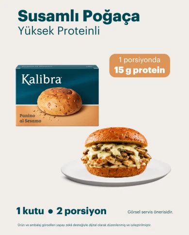 Yüksek Protein ve Yüksek Lif İçeren Susamlı Poğaça | SDM Kalibra