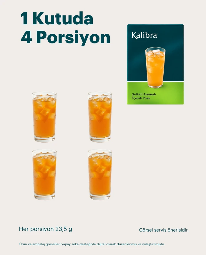Şeftali Aromalı İçecek