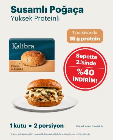 Yüksek Protein ve Yüksek Lif İçeren Susamlı Poğaça | SDM Kalibra