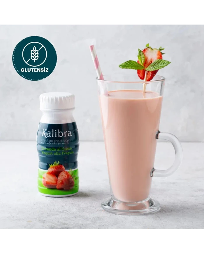 Çilek & Yoğurt Aromalı Şeker İlavesiz İçecek | SDM Kalibra