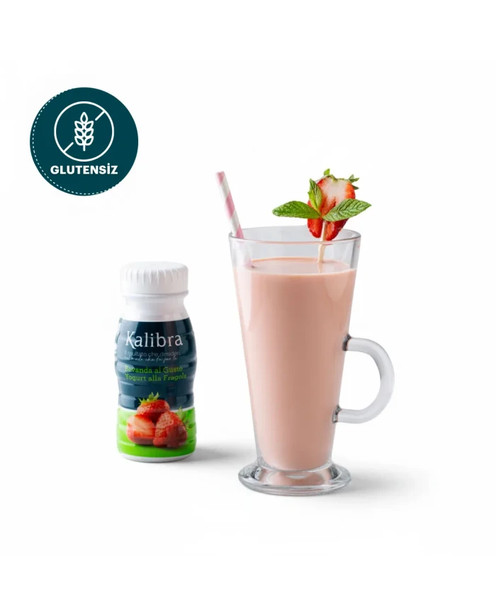 Çilek & Yoğurt Aromalı Şeker İlavesiz İçecek | SDM Kalibra