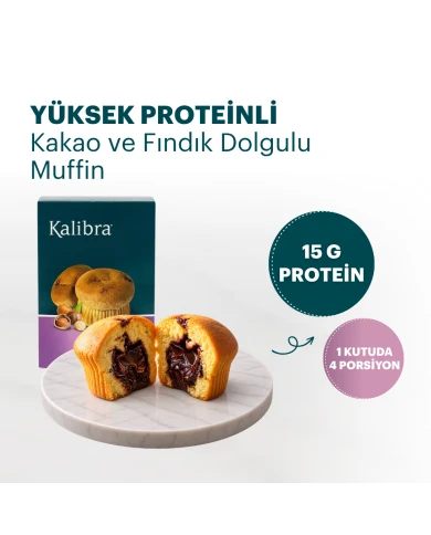 Kakao ve Fındık Dolgulu Muffin | SDM Kalibra
