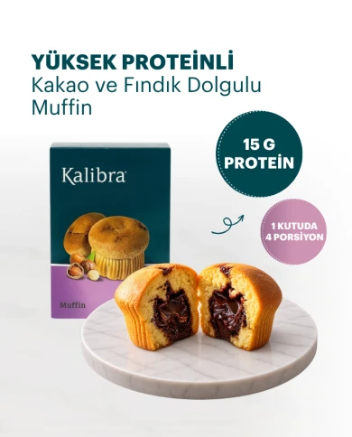Kakao ve Fındık Dolgulu Muffin | SDM Kalibra