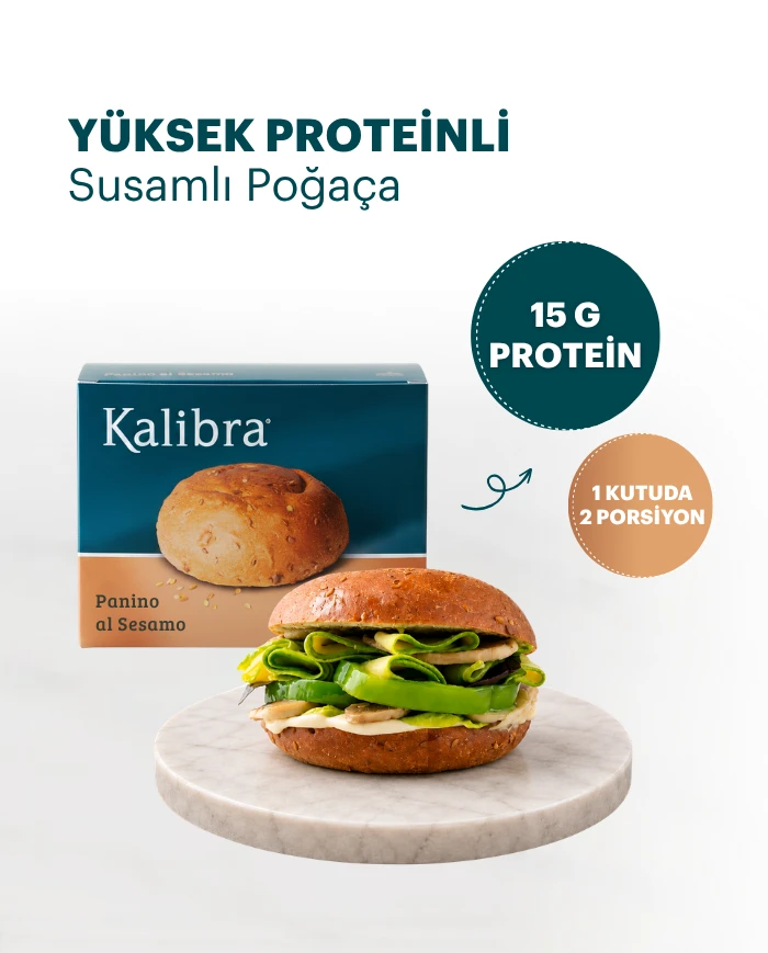 Yüksek Protein ve Yüksek Lif İçeren Susamlı Poğaça | SDM Kalibra