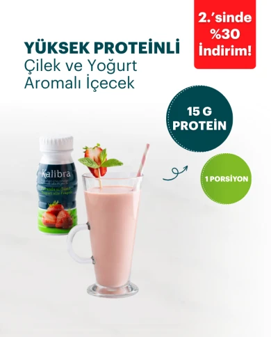 Çilek & Yoğurt Aromalı Şeker İlavesiz İçecek | SDM Kalibra