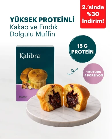 Kakao ve Fındık Dolgulu Muffin | SDM Kalibra