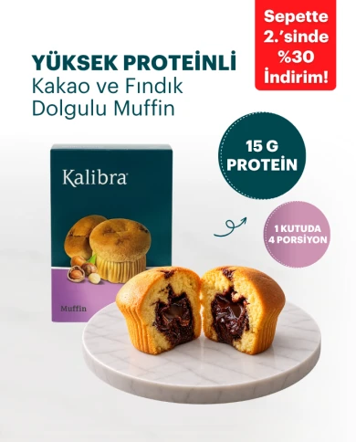 Kakao ve Fındık Dolgulu Muffin | SDM Kalibra
