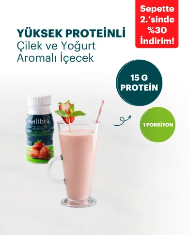 Çilek & Yoğurt Aromalı Şeker İlavesiz İçecek | SDM Kalibra