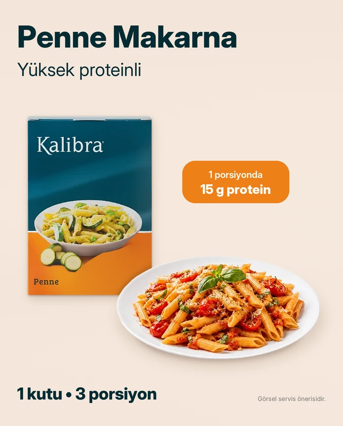 Ketojenik Diyete Uygun Penne Makarna | SDM Kalibra