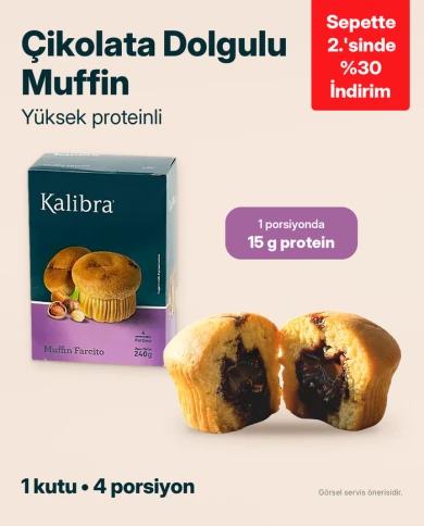 Kakao ve Fındık Dolgulu Muffin | SDM Kalibra