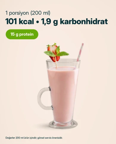 Çilek & Yoğurt Aromalı Şeker İlavesiz İçecek | SDM Kalibra