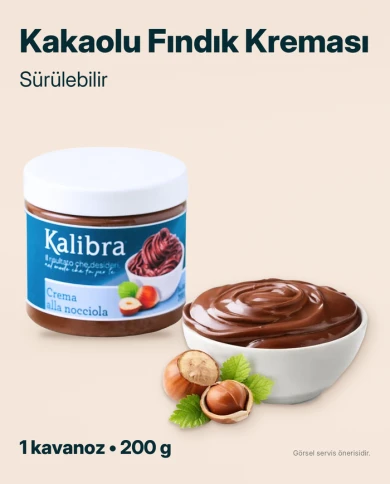 Kakaolu Sürülebilir Fındık Kreması | SDM Kalibra